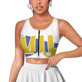 AILLOSA Activewear 3D Baskılı Desen TH-117 Askılı Kadın Atlet