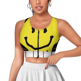 AILLOSA Activewear 3D Baskılı Desen TH-118 Askılı Kadın Atlet