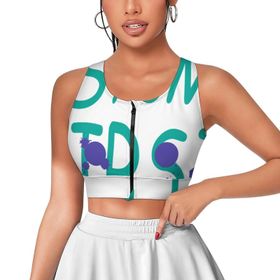 AILLOSA Activewear 3D Baskılı Desen TH-119 Askılı Kadın Atlet