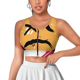AILLOSA Activewear 3D Baskılı Desen TH-125 Askılı Kadın Atlet