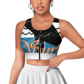 AILLOSA Activewear 3D Baskılı Desen TH-130 Askılı Kadın Atlet