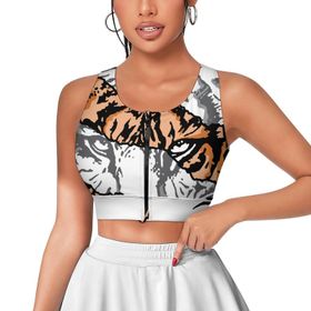 AILLOSA Activewear 3D Baskılı Desen TH-140 Askılı Kadın Atlet