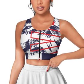 AILLOSA Activewear 3D Baskılı Desen TH-143 Askılı Kadın Atlet