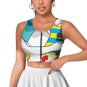 AILLOSA Activewear 3D Baskılı Desen TH-150 Askılı Kadın Atlet