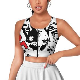 AILLOSA Activewear 3D Baskılı Desen TH-153 Askılı Kadın Atlet