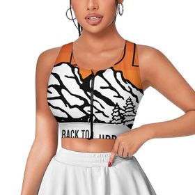AILLOSA Activewear 3D Baskılı Desen TH-161 Askılı Kadın Atlet