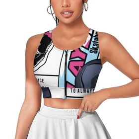 AILLOSA Activewear 3D Baskılı Desen TH-162 Askılı Kadın Atlet