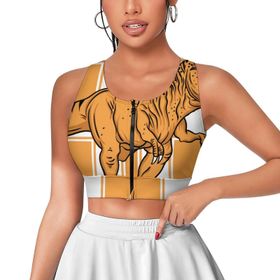 AILLOSA Activewear 3D Baskılı Desen TH-179 Askılı Kadın Atlet
