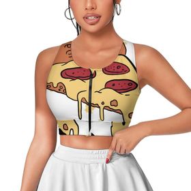 AILLOSA Activewear 3D Baskılı Desen TH-184 Askılı Kadın Atlet