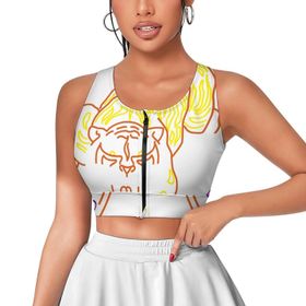 AILLOSA Activewear 3D Baskılı Desen TH-190 Askılı Kadın Atlet
