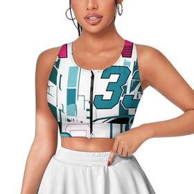 AILLOSA Activewear 3D Baskılı Desen TH-197 Askılı Kadın Atlet