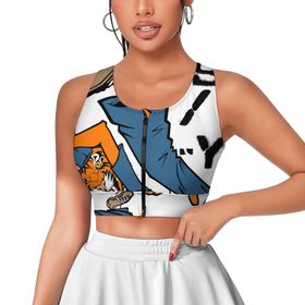 AILLOSA Activewear 3D Baskılı Desen TH-198 Askılı Kadın Atlet