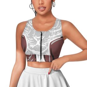 AILLOSA Activewear 3D Baskılı Desen TH-277 Askılı Kadın Atlet