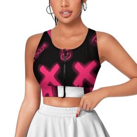 AILLOSA Activewear 3D Baskılı Desen TH-29 Askılı Kadın Atlet