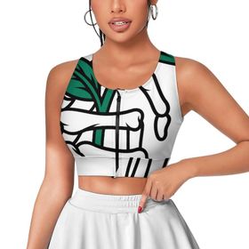 AILLOSA Activewear 3D Baskılı Desen TH-291 Askılı Kadın Atlet