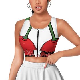 AILLOSA Activewear 3D Baskılı Desen TH-296 Askılı Kadın Atlet