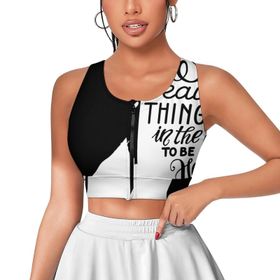 AILLOSA Activewear 3D Baskılı Desen TH-303 Askılı Kadın Atlet