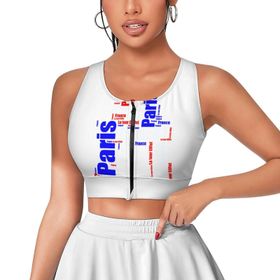 AILLOSA Activewear 3D Baskılı Desen TH-306 Askılı Kadın Atlet