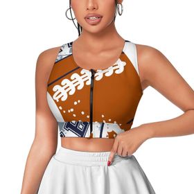 AILLOSA Activewear 3D Baskılı Desen TH-322 Askılı Kadın Atlet