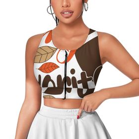 AILLOSA Activewear 3D Baskılı Desen TH-324 Askılı Kadın Atlet