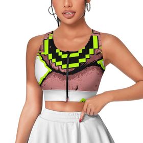 AILLOSA Activewear 3D Baskılı Desen TH-331 Askılı Kadın Atlet