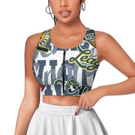 AILLOSA Activewear 3D Baskılı Desen TH-332 Askılı Kadın Atlet
