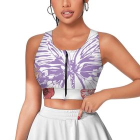 AILLOSA Activewear 3D Baskılı Desen TH-336 Askılı Kadın Atlet