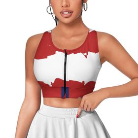 AILLOSA Activewear 3D Baskılı Desen TH-341 Askılı Kadın Atlet