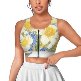 AILLOSA Activewear 3D Baskılı Desen TH-35 Askılı Kadın Atlet