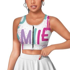 AILLOSA Activewear 3D Baskılı Desen TH-350 Askılı Kadın Atlet