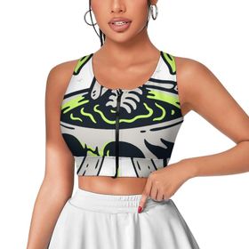 AILLOSA Activewear 3D Baskılı Desen TH-380 Askılı Kadın Atlet