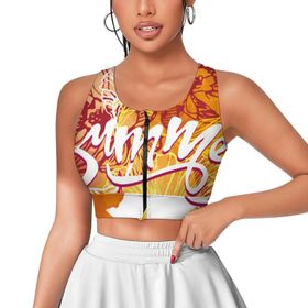 AILLOSA Activewear 3D Baskılı Desen TH-437 Askılı Kadın Atlet