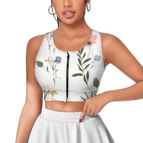 AILLOSA Activewear 3D Baskılı Desen TH-454 Askılı Kadın Atlet