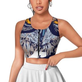 AILLOSA Activewear 3D Baskılı Desen TH-457 Askılı Kadın Atlet
