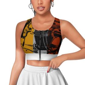 AILLOSA Activewear 3D Baskılı Desen TH-466 Askılı Kadın Atlet