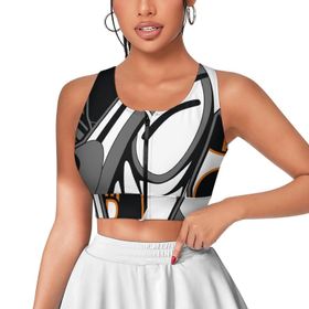 AILLOSA Activewear 3D Baskılı Desen TH-467 Askılı Kadın Atlet