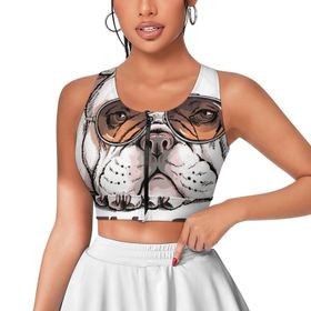 AILLOSA Activewear 3D Baskılı Desen TH-492 Askılı Kadın Atlet