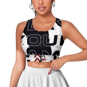 AILLOSA Activewear 3D Baskılı Desen TH-500 Askılı Kadın Atlet