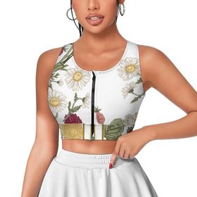 AILLOSA Activewear 3D Baskılı Desen TH-57 Askılı Kadın Atlet