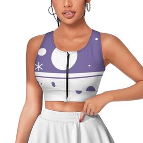 AILLOSA Activewear 3D Baskılı Desen TH-71 Askılı Kadın Atlet