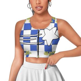 AILLOSA Activewear 3D Baskılı Desen TH-79 Askılı Kadın Atlet