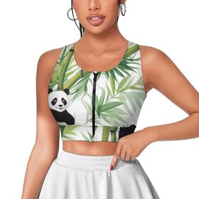 AILLOSA Activewear 3D Baskılı Desen YH-10 Askılı Kadın Atlet