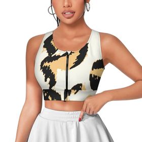 AILLOSA Activewear 3D Baskılı Desen YH-108 Askılı Kadın Atlet