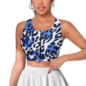 AILLOSA Activewear 3D Baskılı Desen YH-109 Askılı Kadın Atlet