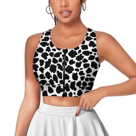 AILLOSA Activewear 3D Baskılı Desen YH-115 Askılı Kadın Atlet