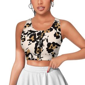 AILLOSA Activewear 3D Baskılı Desen YH-116 Askılı Kadın Atlet