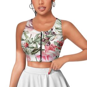 AILLOSA Activewear 3D Baskılı Desen YH-120 Askılı Kadın Atlet