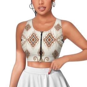 AILLOSA Activewear 3D Baskılı Desen YH-162 Askılı Kadın Atlet