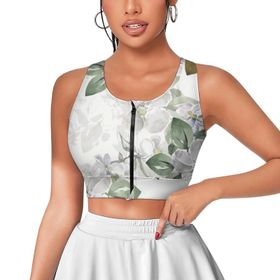 AILLOSA Activewear 3D Baskılı Desen YH-170 Askılı Kadın Atlet