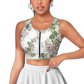 AILLOSA Activewear 3D Baskılı Desen YH-175 Askılı Kadın Atlet